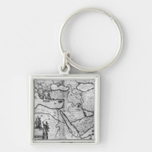 Map of the Ottoman Empire Key Ring