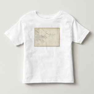 Map of the Republic of Chile 15 Toddler T-Shirt