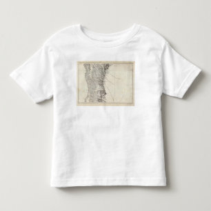 Map of the Republic of Chile 7 Toddler T-Shirt