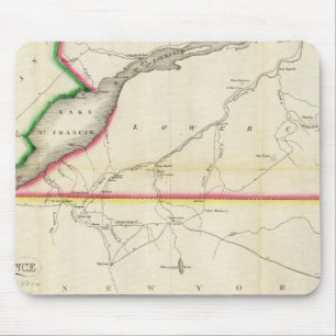 Map of the River St. Lawrence and Adjacent Country Mouse Pad