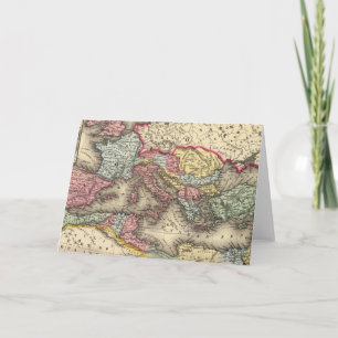 Map of the Roman Empire Holiday Card