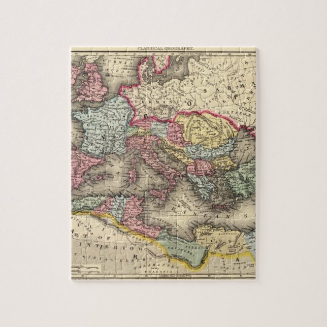 Map of the Roman Empire Jigsaw Puzzle (Vertical)