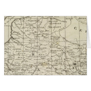 Map of the Seat of War in France