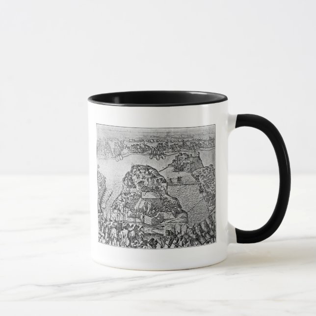 Map of the Siege of Malta in 1565 Mug (Right)