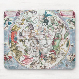 Map of the Southern Hemisphere 2 Mouse Pad