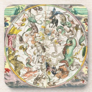 Map of the Southern Hemisphere, from 'The Celestia Coaster