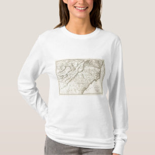 Map of the southern provinces of the United States T-Shirt
