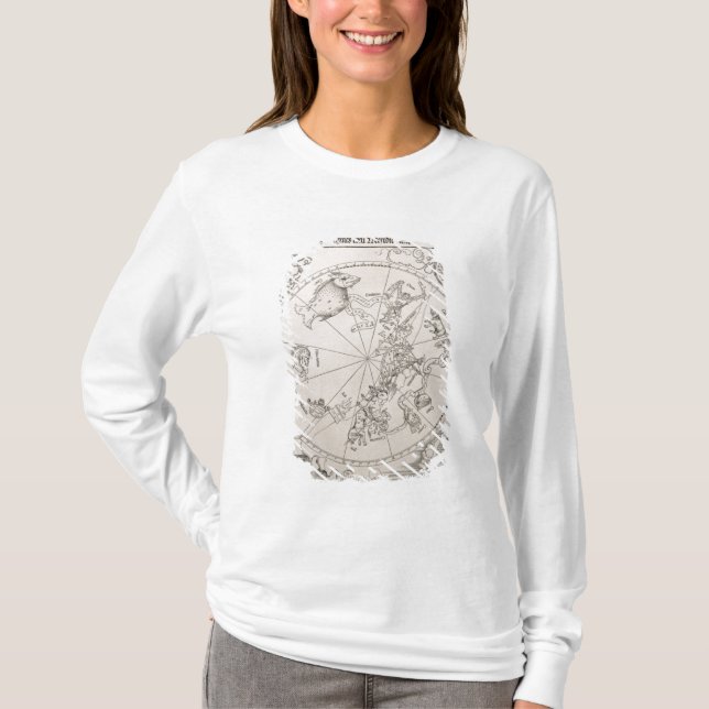 Map of the Southern Sky T-Shirt (Front)