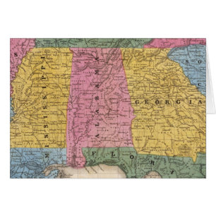 Map of the Southern States