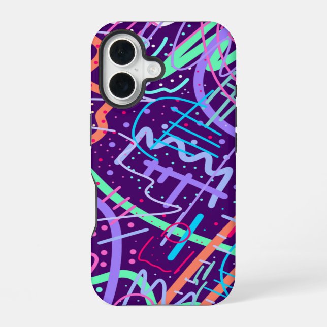 Map of the Stars iPhone 16 Case (Back)