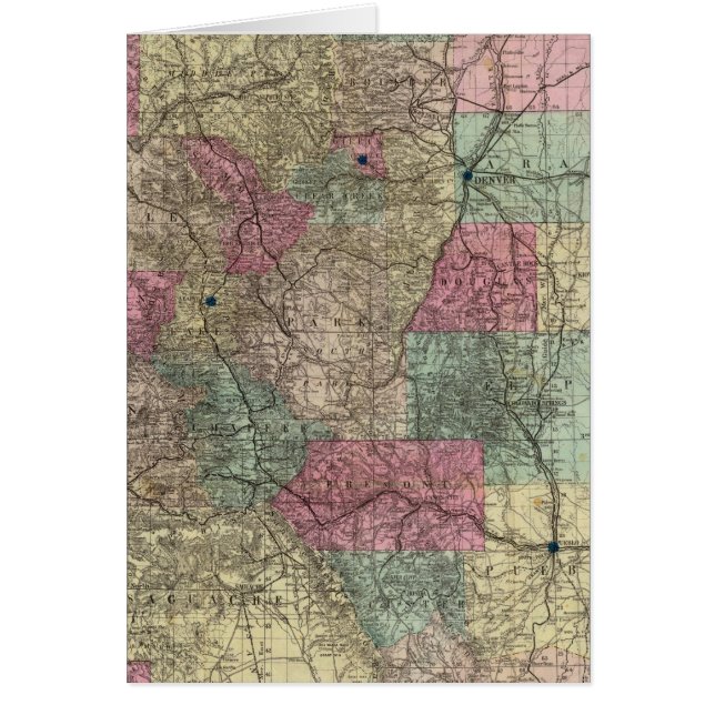 Map of the State of Colorado (Front)