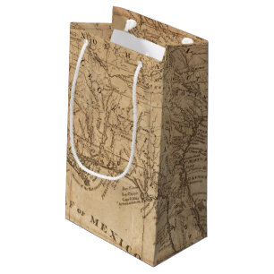 Map of the States of Virginia and North Carolina Small Gift Bag