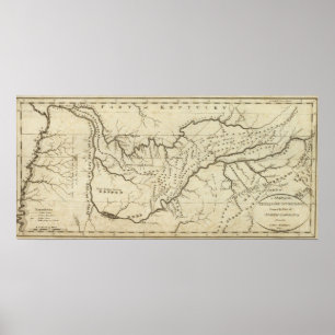 Map of the Tennassee sic Government Poster