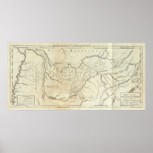 Map of The Tennassee sic Government Poster