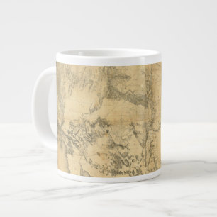 Map of The Territory of The United States Large Coffee Mug