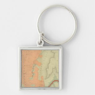 Map Of The Uinkaret Plateau South Half Key Ring