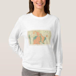 Map Of The Uinkaret Plateau T-Shirt