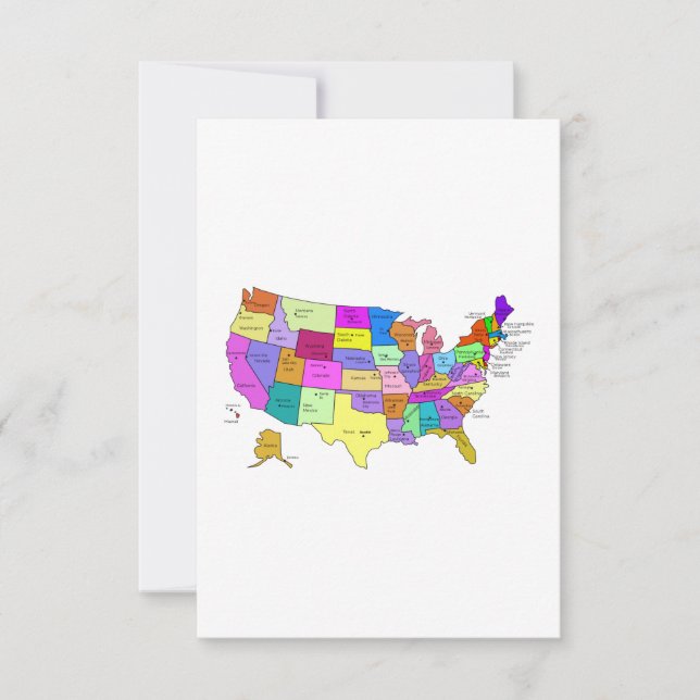 Map of the United States (Front)