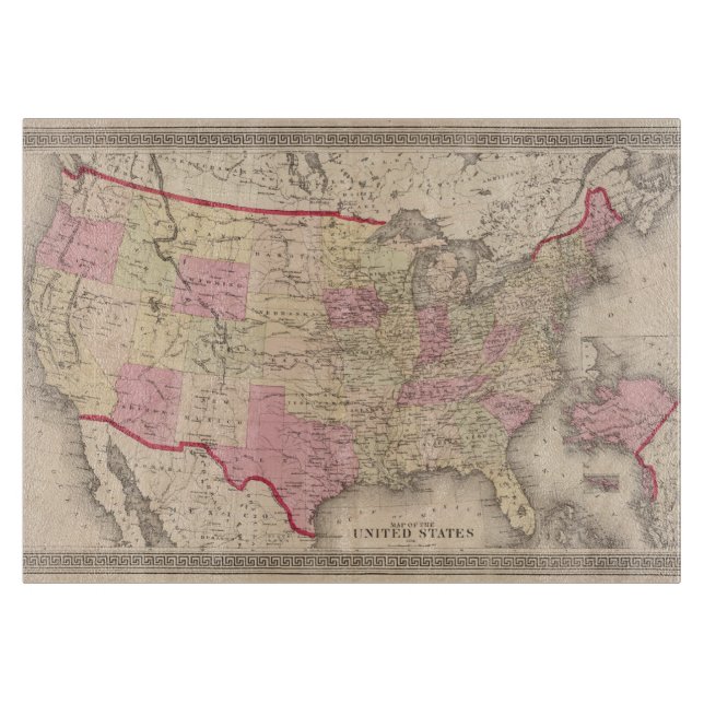 Map of the United States 5 Cutting Board (Front)