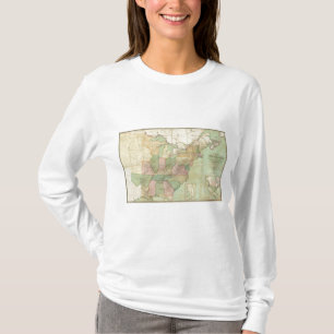 Map of the United States 6 T-Shirt