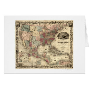 Map of the United States by Colton 1850