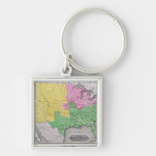 Map of the United States Key Ring