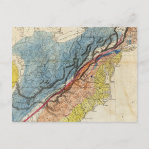 Map of the United States of America 3 Postcard