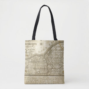 Map of The Western Reserve Tote Bag