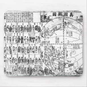 Map of the World, 1671 Mouse Pad