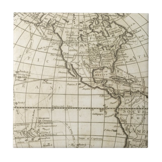 Map of the World 2 2 Tile (Front)