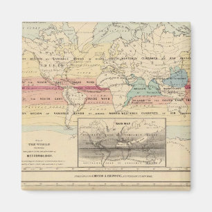 Map of The World 2 Magnet
