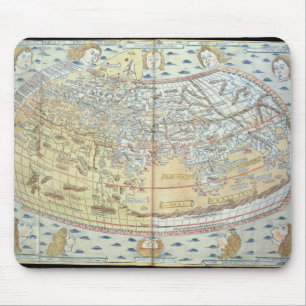 Map of the world 2 mouse pad