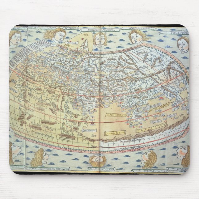 Map of the world 2 mouse pad (Front)