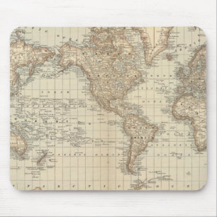 Map of the World 2 Mouse Pad