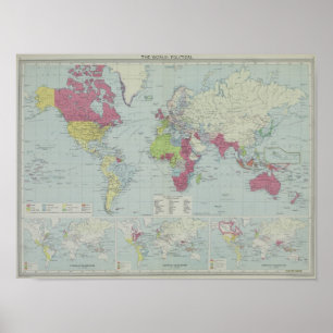 Map of the World 2 Poster
