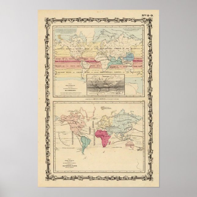 Map of The World 2 Poster (Front)