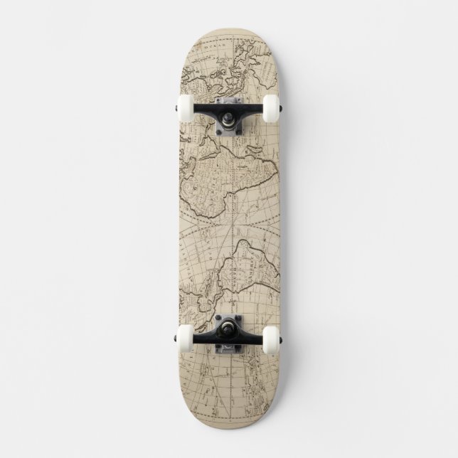 Map of the World 2 Skateboard (Front)