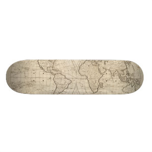 Map of the World 2 Skateboard
