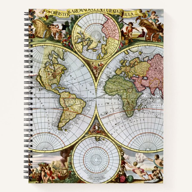 Map of the World Notebook (Front)