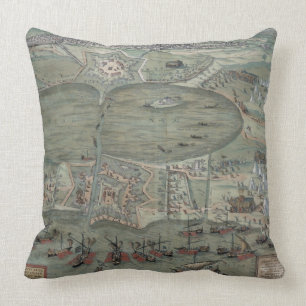 Map of Tunis, from 'Civitates Orbis Terrarum' by G Cushion