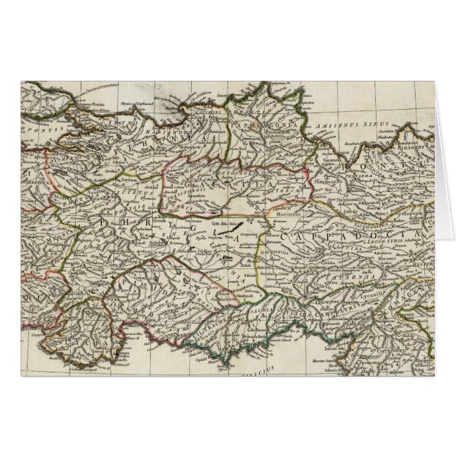 Map of Turkey (Front Horizontal)