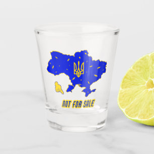 Map of Ukraine Shot Glass