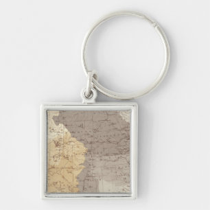 Map of US Drainage Areas Key Ring