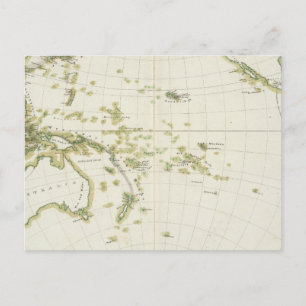 map of Volcano Girdle Postcard