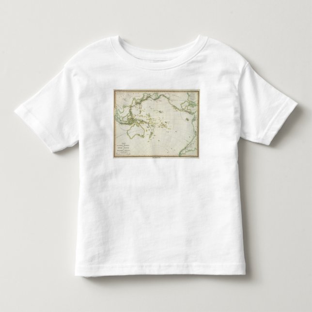 map of Volcano Girdle Toddler T-Shirt (Front)