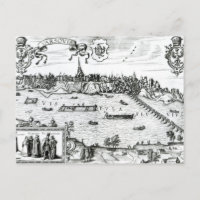 Map of Warsaw, from 'Civitates Orbis Terrarum' by