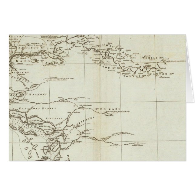 Map of West Africa (Front Horizontal)