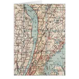Map of Westchester County, New York