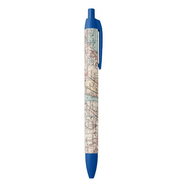 Map of Westchester County, New York Black Ink Pen (Bottom (Vertical))