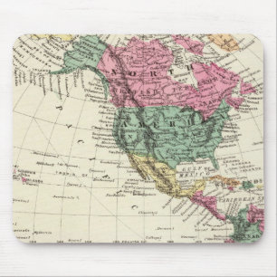 Map of Western Hemisphere Mouse Pad